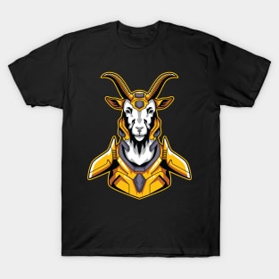 Goat cyborg illustration T-Shirt